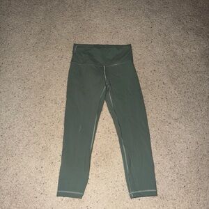 lululemon athletica Olive Green Performance Leggings